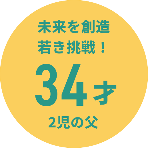 若き挑戦！34才