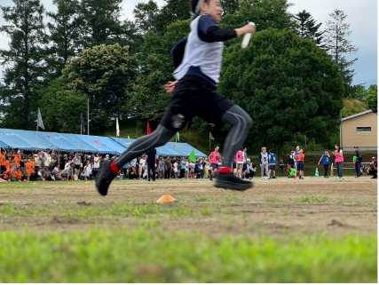 運動会のリレー