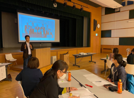 商工会女性部での講演会風景